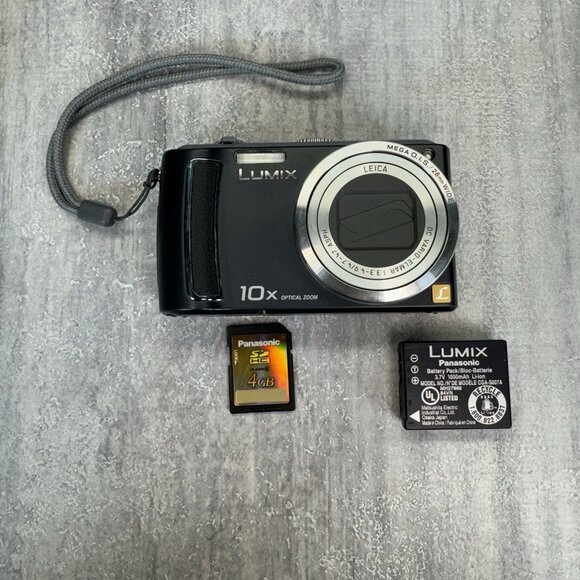Panasonic Lumix DMC-TZ4 8.1MP Compact Digital Camera  10× Optical Zoom Tested - Picture 1 of 11